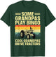 Cool Tractor Art For Grandpa Men Farming Farmer Farm Tractor T-Shirt - T-Shirt | Forest