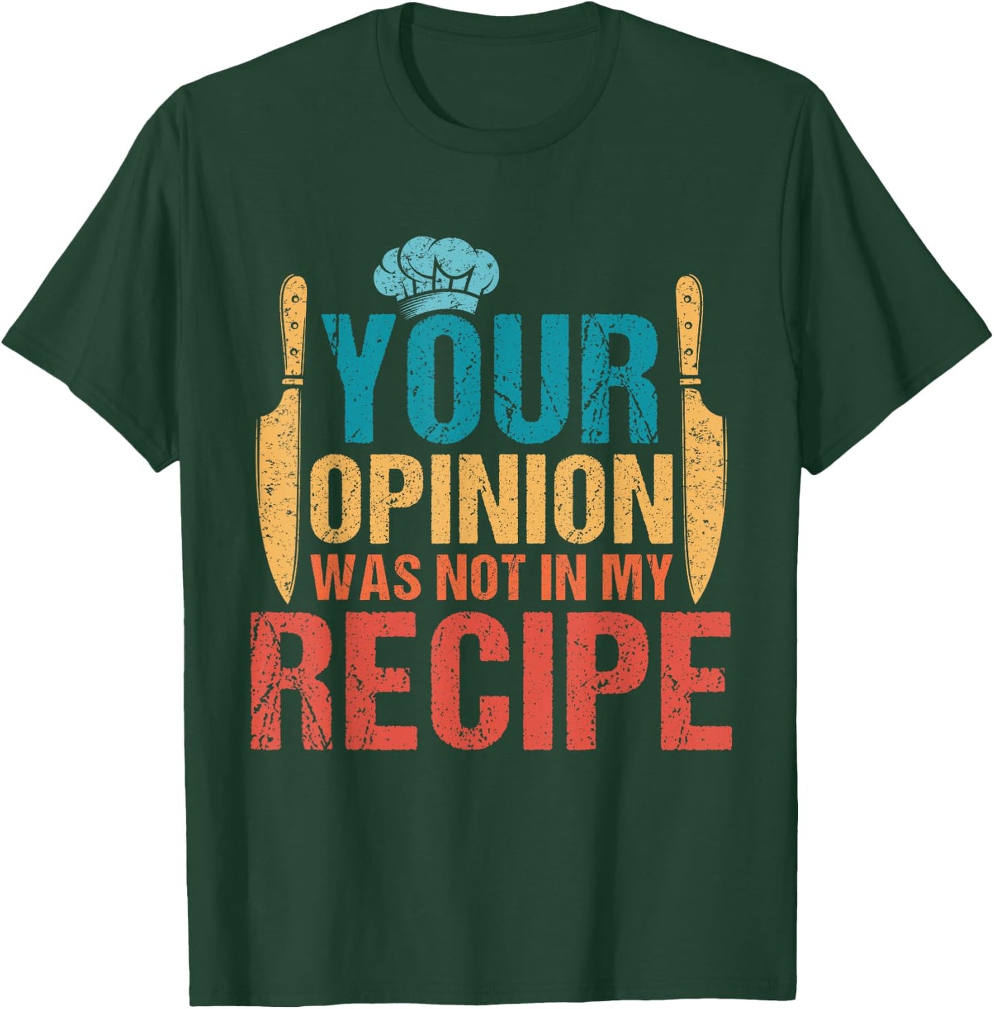 Funny Chef Culinary Cook Lover Recipe Design Women T-Shirt - T-Shirt | Forest