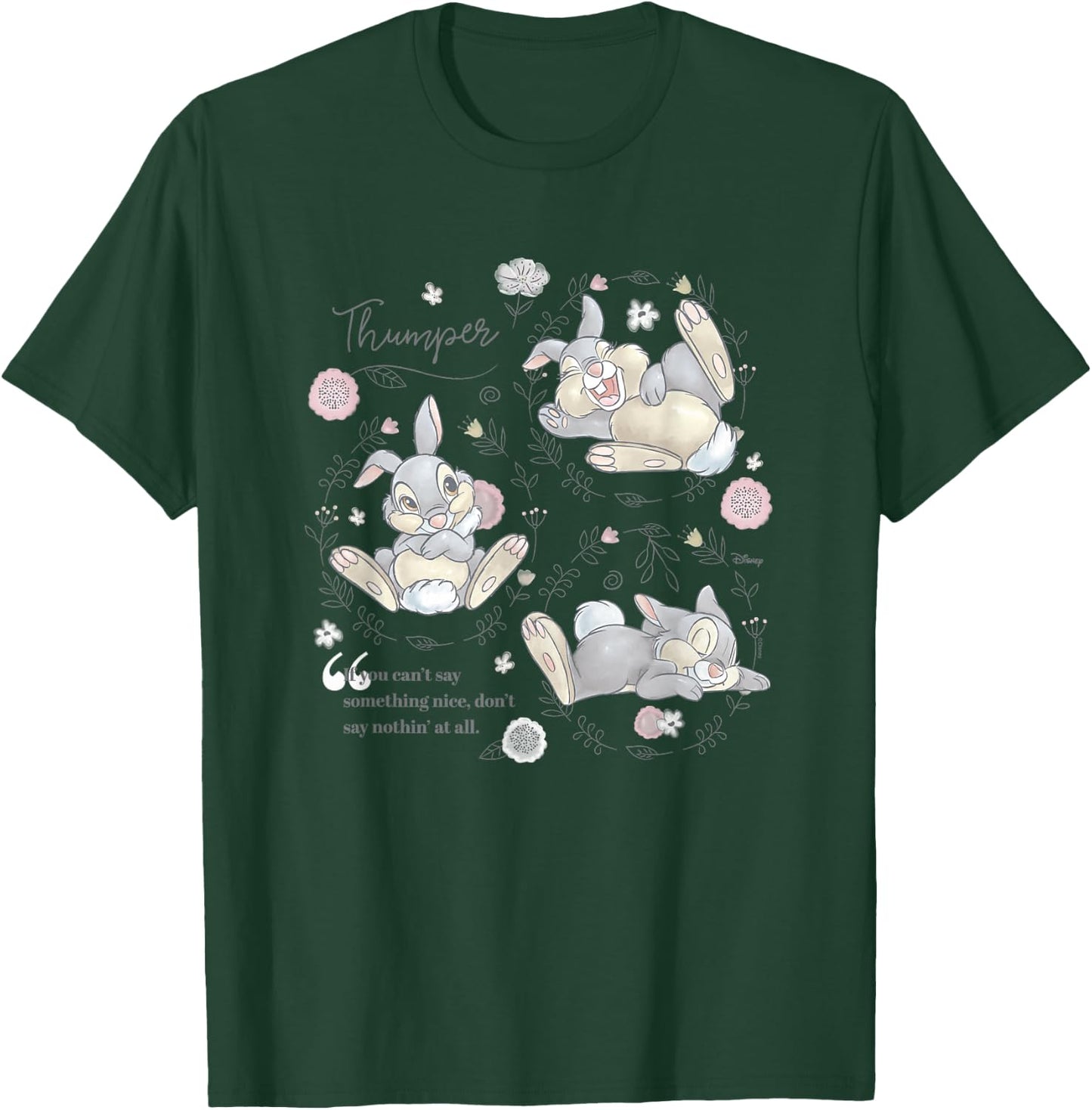 Bambi - Thumper Poses T-Shirt - T-Shirt | Forest