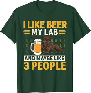 Chocolate Labrador Retriever Dog Beer Chocolate Lab Women T-Shirt - T-Shirt | Forest