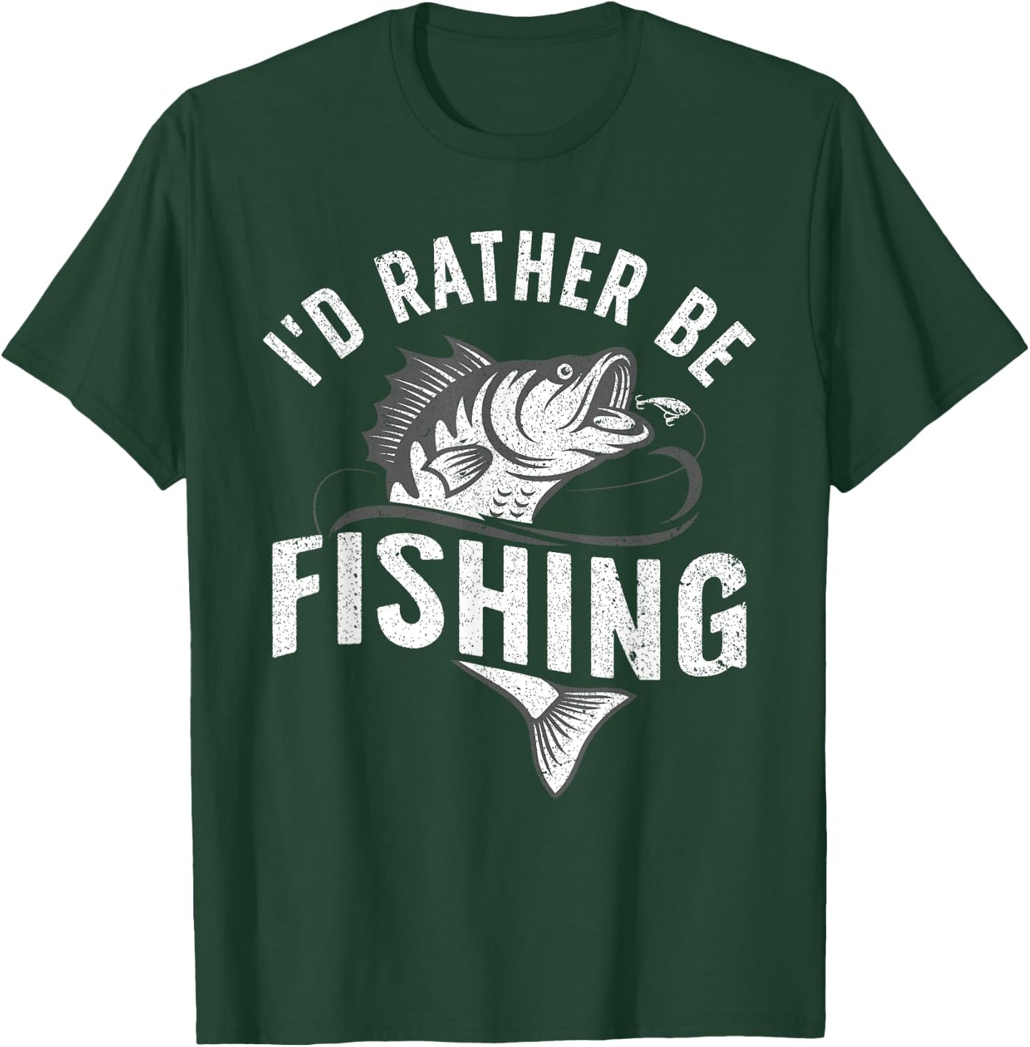 Funny Fishing Novelty Design Women Kids Fish Lovers Small T-Shirt - T-Shirt | Forest