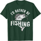 Funny Fishing Novelty Design Women Kids Fish Lovers Small T-Shirt - T-Shirt | Forest