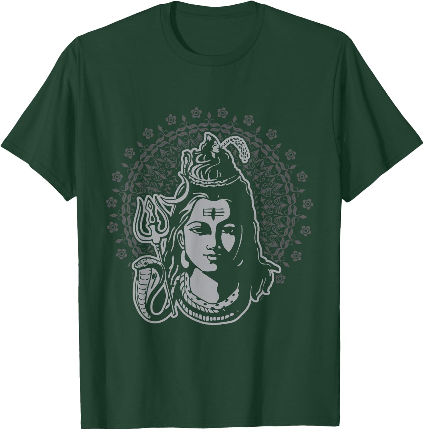 Lord Shiva Hindu God Mahadeva Trident Hinduism Devotee T-Shirt - T-Shirt | Forest