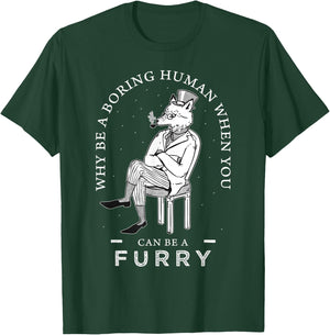 Anthropomorphic Fox Fursona Furry Fandom Fursuit T-Shirt - T-Shirt | Forest