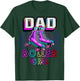Dad of Roller Girl Roller Skating Birthday Matching Family T-Shirt - T-Shirt | Forest
