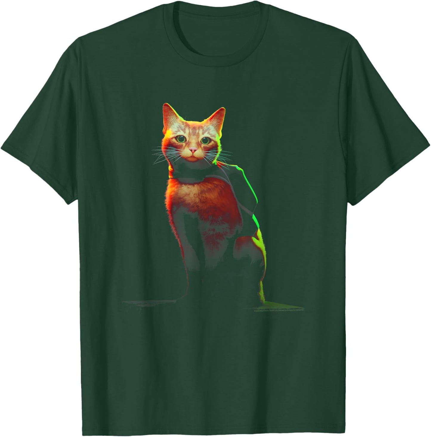 Stray Main Game Poster Cat T-Shirt - T-Shirt | Forest