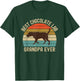 Best Chocolate Lab Grandpa Ever Labrador Retriever Vintage T-Shirt - T-Shirt | Forest
