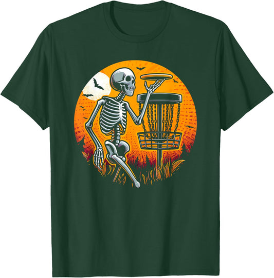 Halloween Disc Golf Disc Golfer Men Women Kids T-Shirt - T-Shirt | Forest