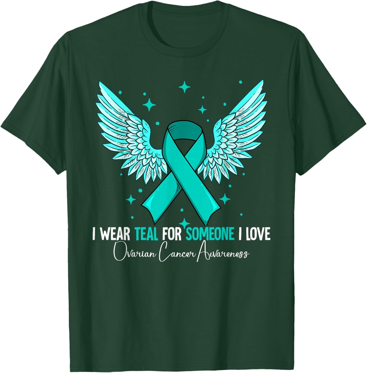 Ovarian Cancer Awareness T-Shirt - T-Shirt | Forest