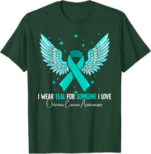 Ovarian Cancer Awareness T-Shirt - T-Shirt | Forest