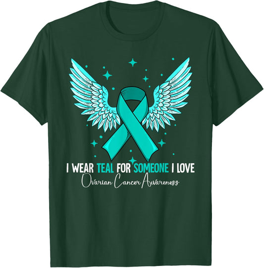 Ovarian Cancer Awareness T-Shirt - T-Shirt | Forest