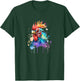 Cute Farm Chicken Lovers Motif Funny Country Design Chicken T-Shirt - T-Shirt | Forest