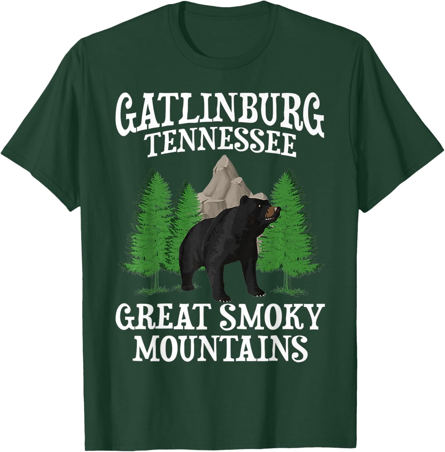 Great Smoky Mountains National Park Gatlinburg Tennessee USA T-Shirt - T-Shirt | Forest