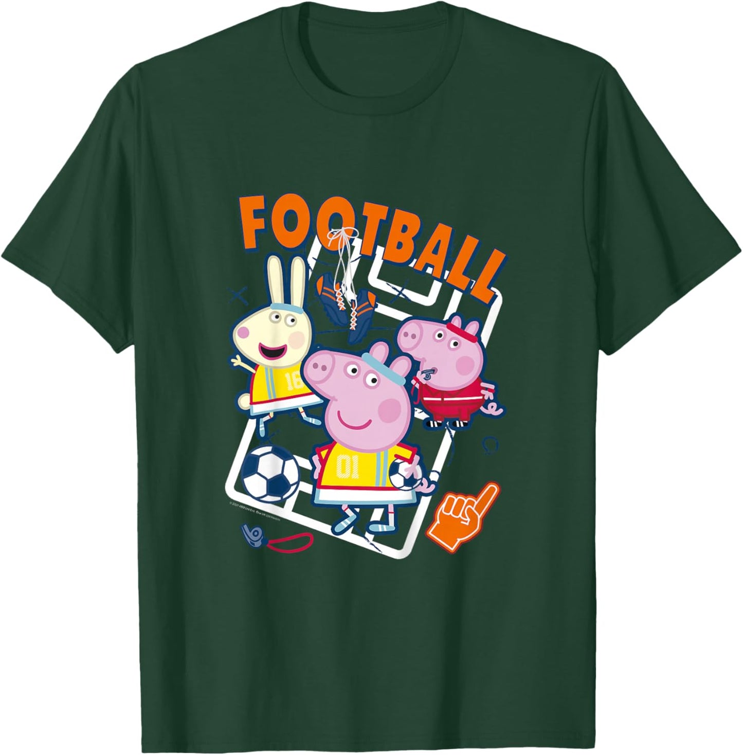 Peppa Pig Football Group Shot T-Shirt - T-Shirt | Forest