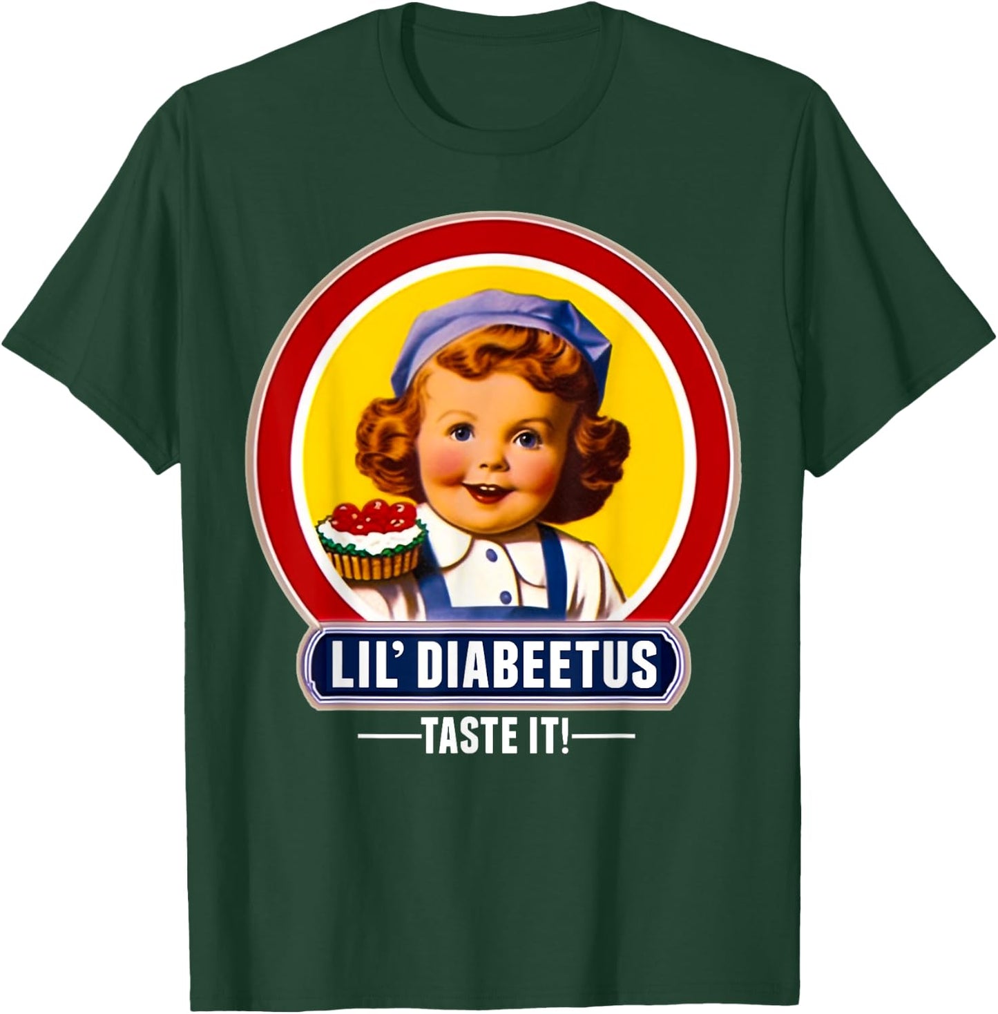 Lil Diabeetus Tasteless Type 1 Type 2 Diabetes Diabetic T-Shirt - T-Shirt | Forest