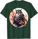 Samurai Owl Warrior Japanese Ninja Bird Owl Kawaii T-Shirt - T-Shirt | Forest