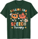Falling For Speech Therapy SLP Fall Pumpkin Thanksgiving T-Shirt - T-Shirt | Forest