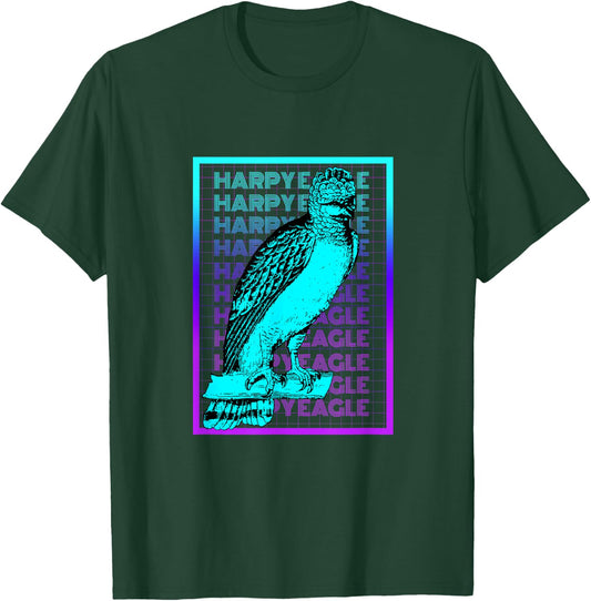 Harpy Eagle Bird Vintage Retro Harpy Eagle T-Shirt - T-Shirt | Forest