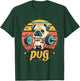 Pug Weightlifting Funny Deadlift Men Fitness Gym Workout T-Shirt - T-Shirt | Forest