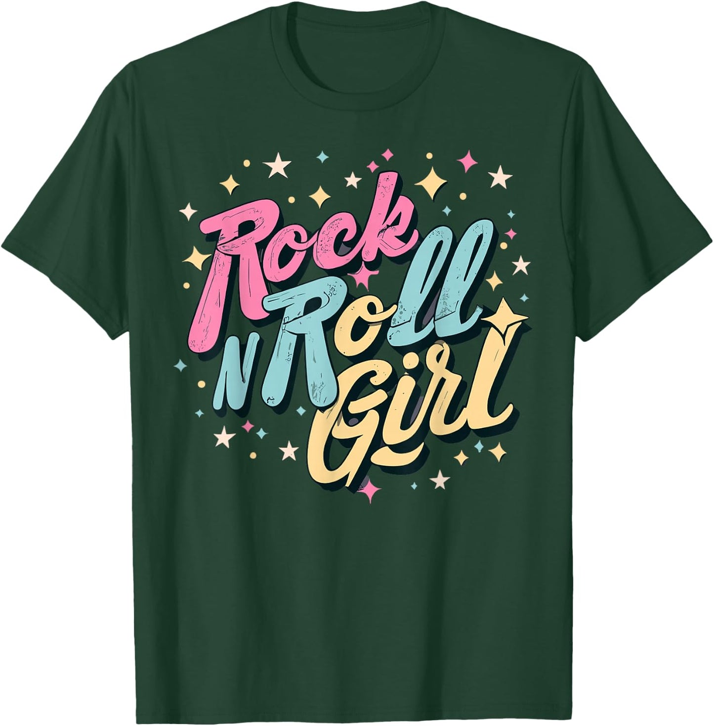 Rock N Roll Girl Purple Darla T-Shirt - T-Shirt | Forest