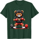 Teddy Bear Gangster Boxer with Hip Hop Street Clothes T-Shirt - T-Shirt | Forest