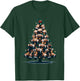 Football Christmas Tree For Sports Lovers Player T-Shirt - T-Shirt | Forest