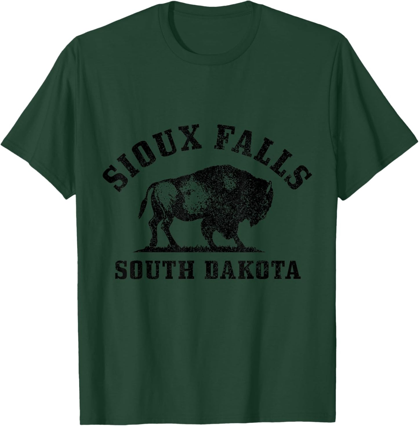 Sioux Falls, South Dakota, Bison T-Shirt - T-Shirt | Forest