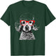 Sock Hop 50s Costume Poodle Shirt Red Glasses 1950's T-Shirt - T-Shirt | Forest