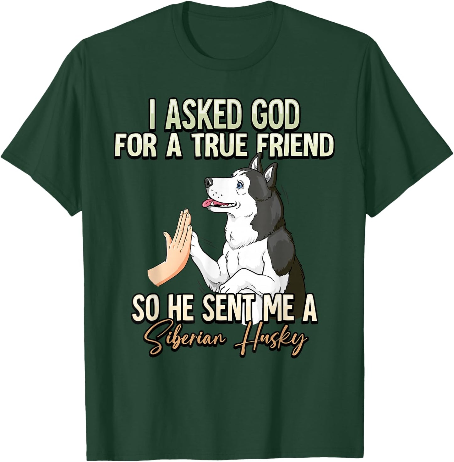 Siberian Husky T-Shirt - T-Shirt | Forest