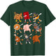 Dabbing Turkey T Rex Pilgrim Thanksgiving Boys Kid Funny Dab T-Shirt - T-Shirt | Forest