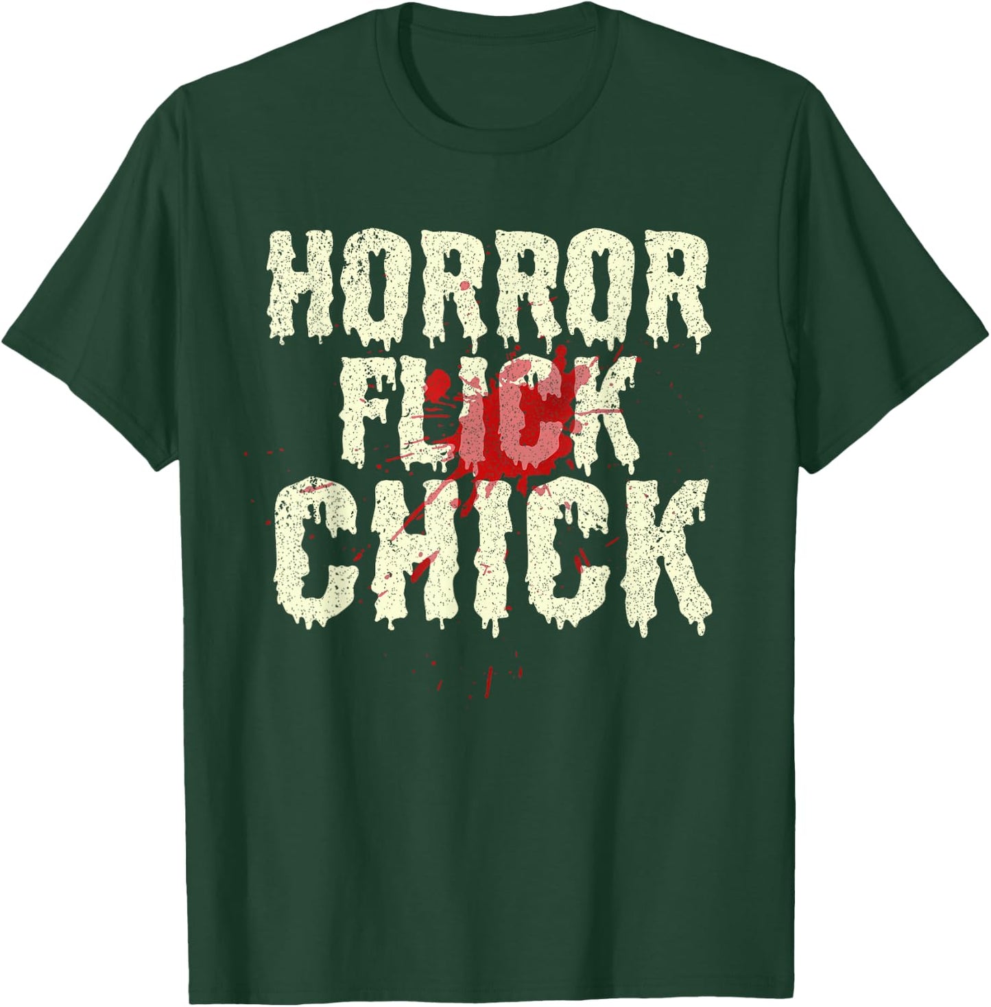 Funny Horror Art Women Halloween Film Horror Movie T-Shirt - T-Shirt | Forest