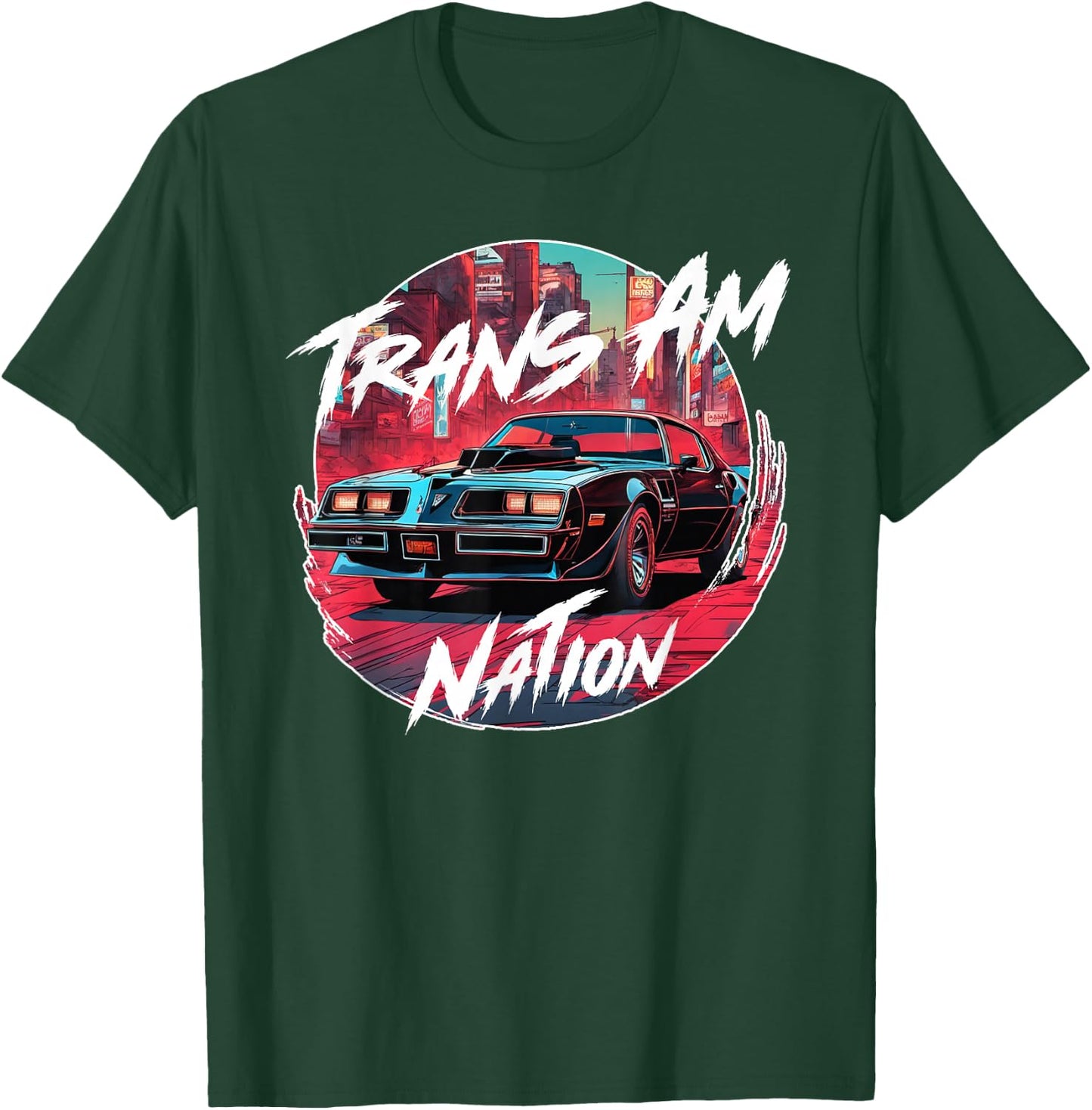Trans Am Muscle Car American Muscle Trans Am Nation T-Shirt - T-Shirt | Forest