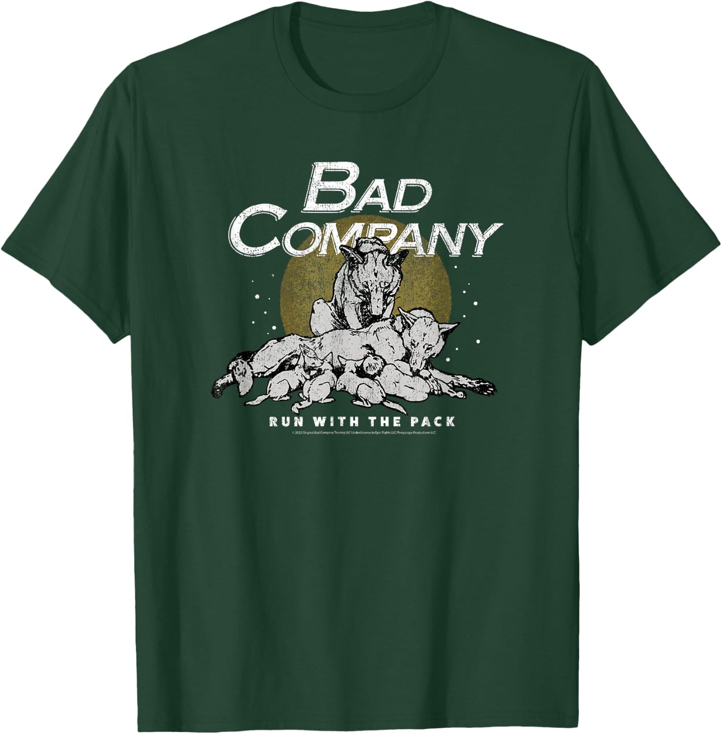 Bad Company - Run With The Pack T-Shirt - T-Shirt | Forest