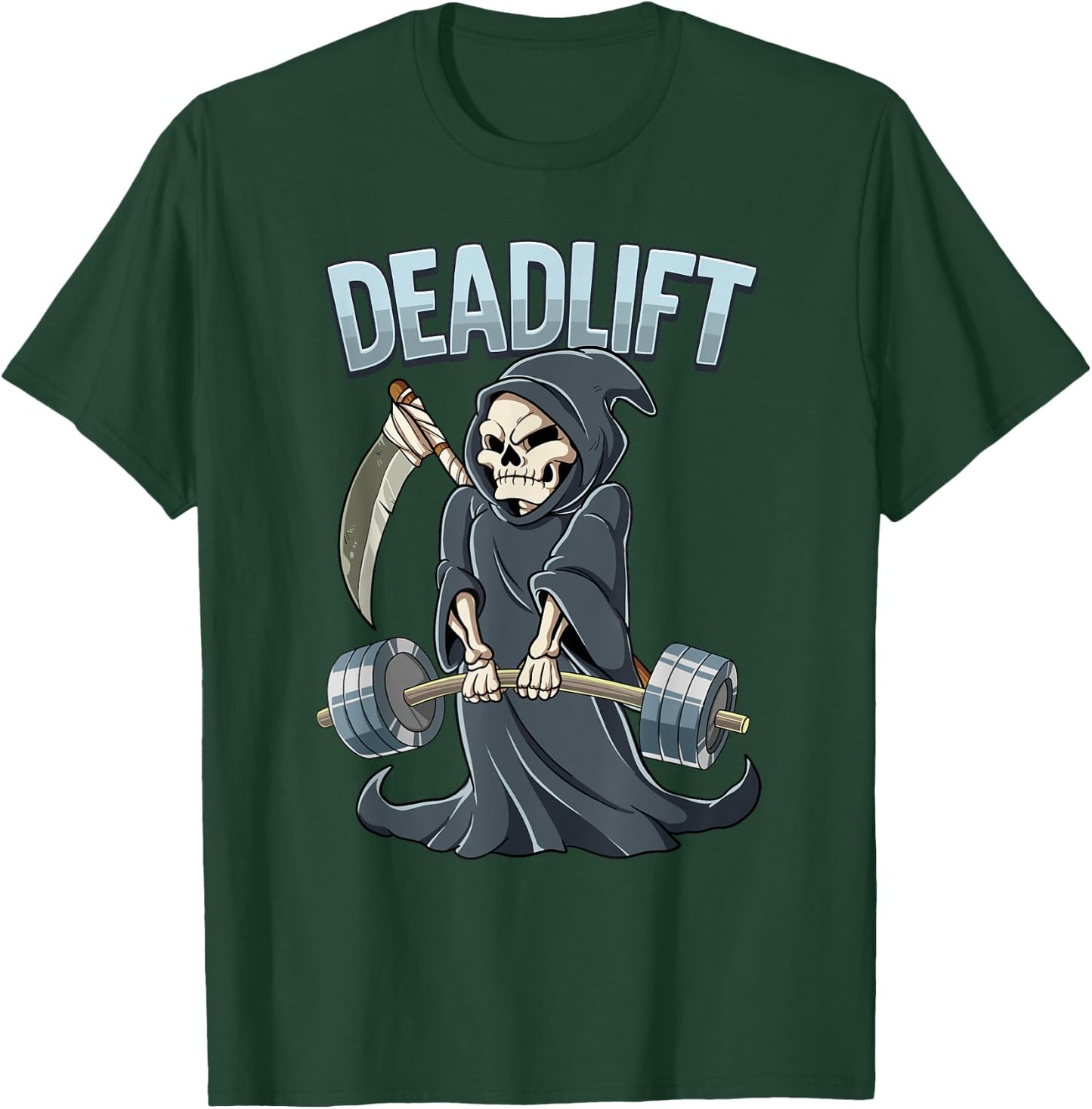 Gym Repeaer Deadlift Bodybuilding T-Shirt - T-Shirt | Forest