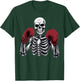Skeleton Boxer Boxing Kickboxing Halloween Martial Arts T-Shirt - T-Shirt | Forest