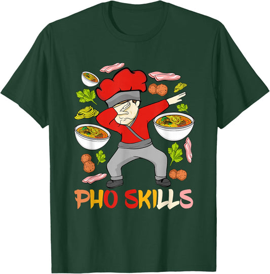 Vietnamese Pho Chef Noodle Pho Soup Vietnam Pho T-Shirt - T-Shirt | Forest
