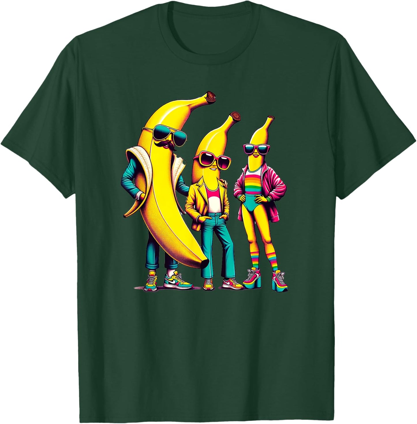 Banana Fun Run Family Outfit for Family Runners Costume T-Shirt - T-Shirt | Forest