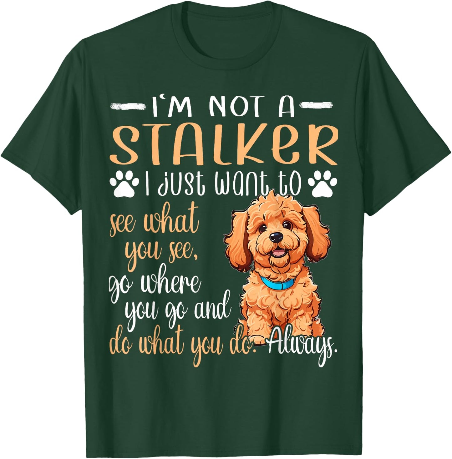 Mini Goldendoodle Dad Travel Accessories Mini Golden Doodle T-Shirt - T-Shirt | Forest