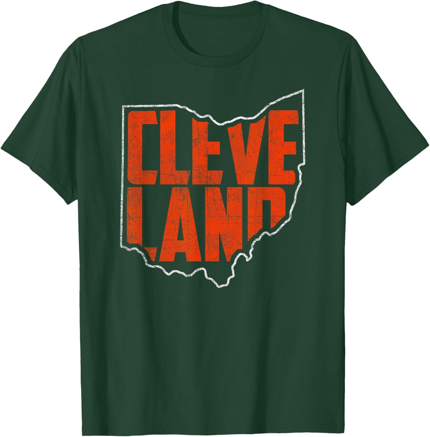 Vintage Cleveland Ohio Retro Souvenir for Boys Girls & Kids T-Shirt - T-Shirt | Forest
