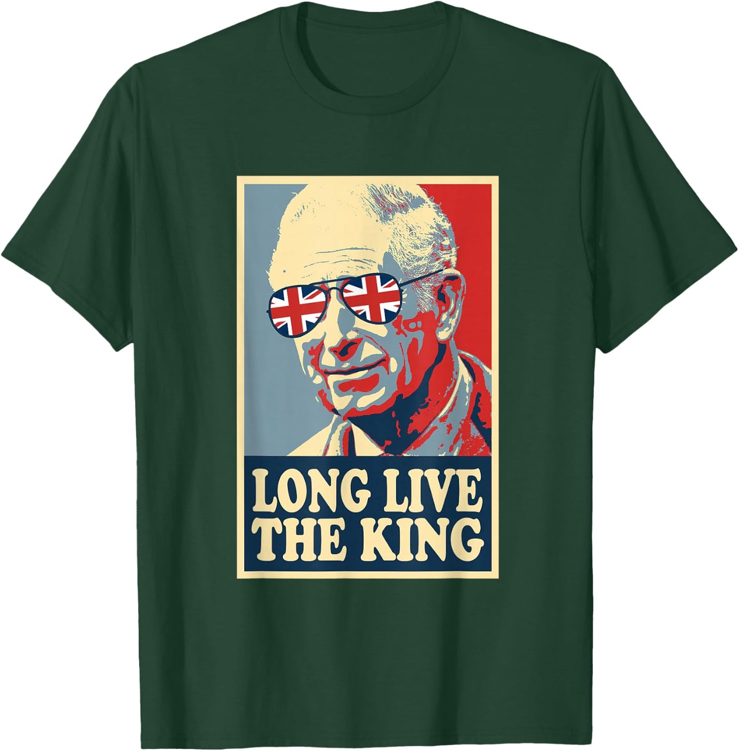 King Charles Shirt Long Live The King Shirt UK British T-Shirt - T-Shirt | Forest