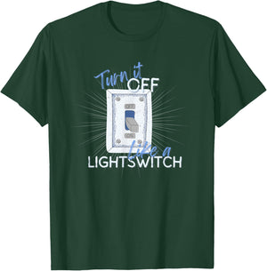 Book of Mormon Musical Turn It off Light Switch T-Shirt - T-Shirt | Forest