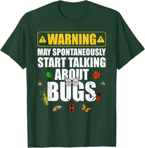 Cool Bug Women Insect Lady Bug Lover Moth Entomology T-Shirt - T-Shirt | Forest