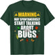 Cool Bug Women Insect Lady Bug Lover Moth Entomology T-Shirt - T-Shirt | Forest