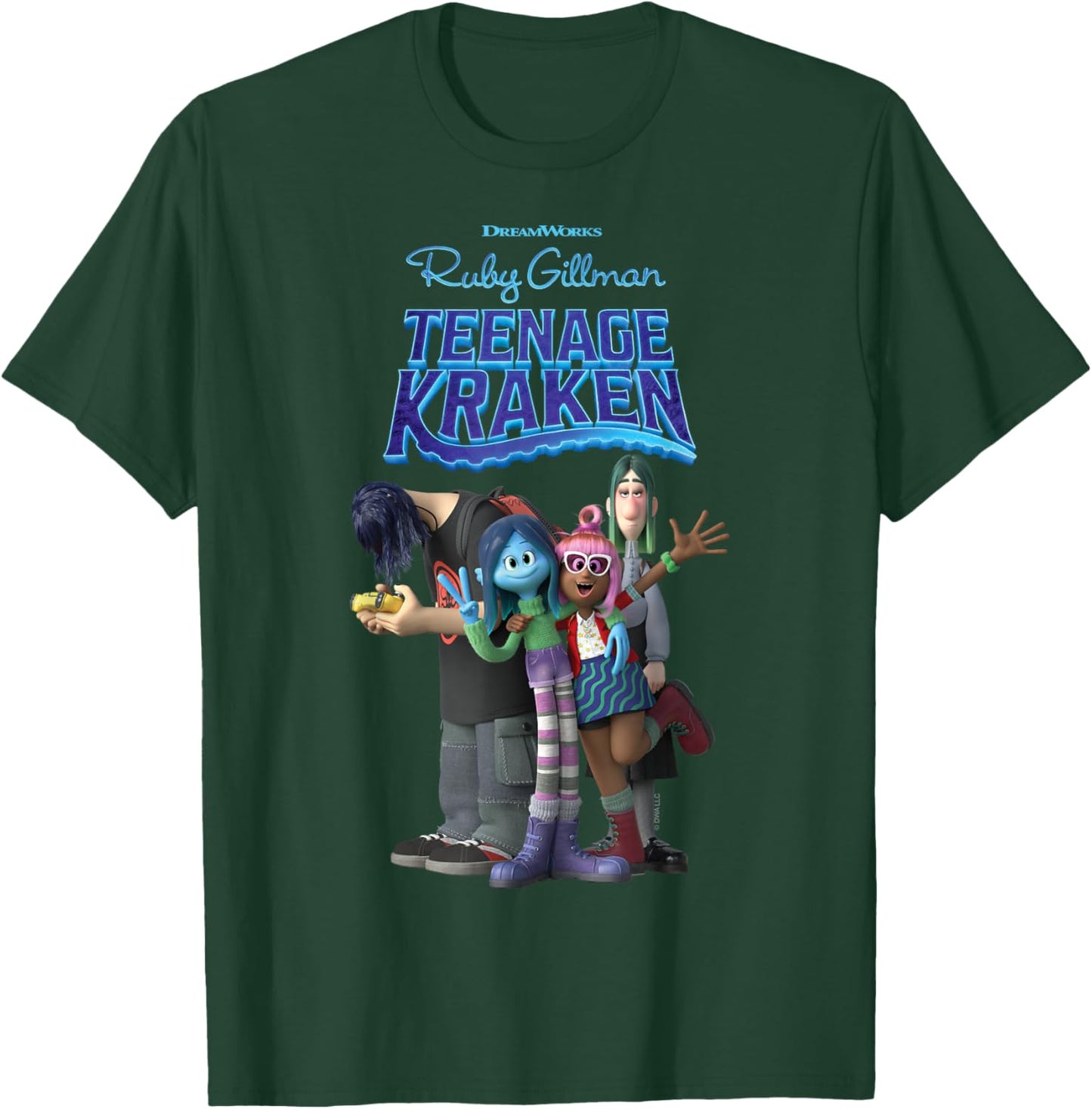 DreamWorks Ruby Gillman, Teenage Kraken Friends T-Shirt - T-Shirt | Forest