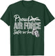 Proud Air Force Sister-In-Law Air Force Graduation USAF T-Shirt - T-Shirt | Forest