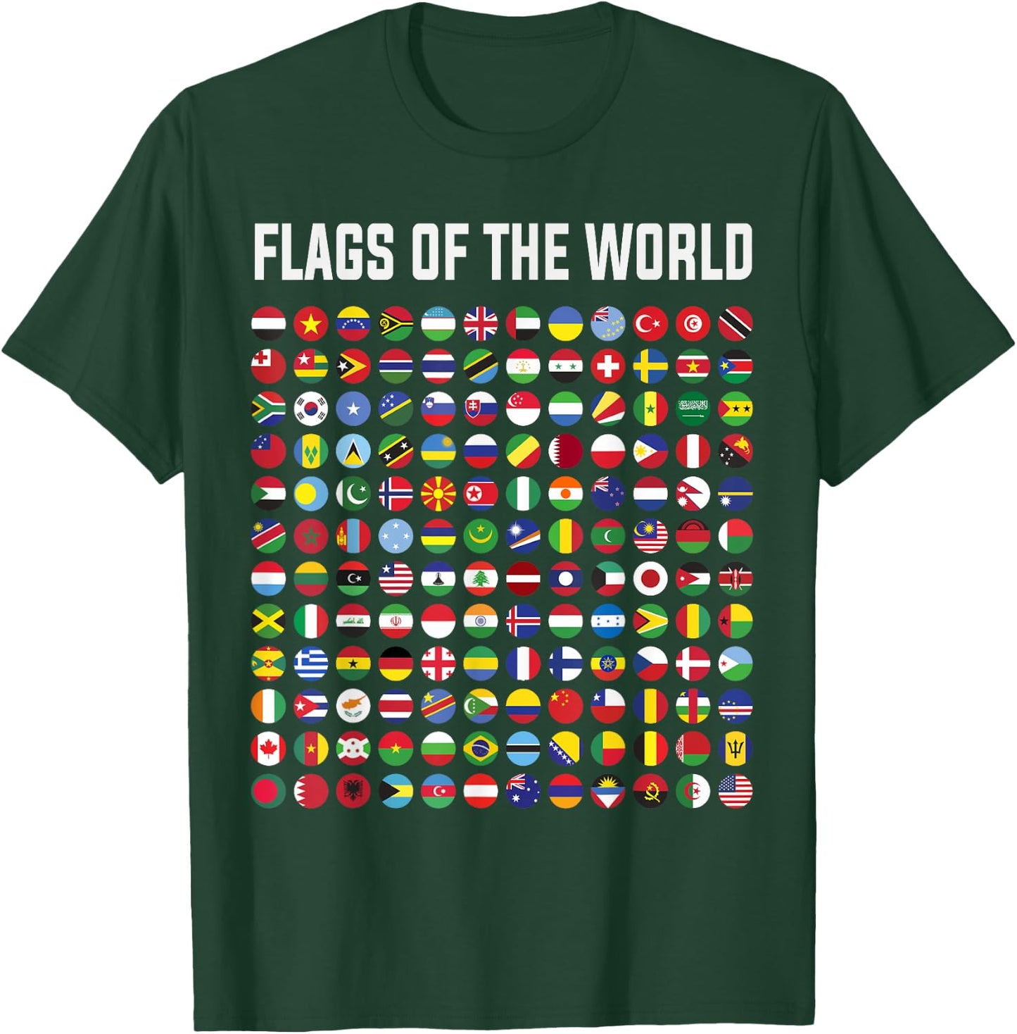 World Flag Outfit Ideas For Kids & International World Flags T-Shirt - T-Shirt | Forest