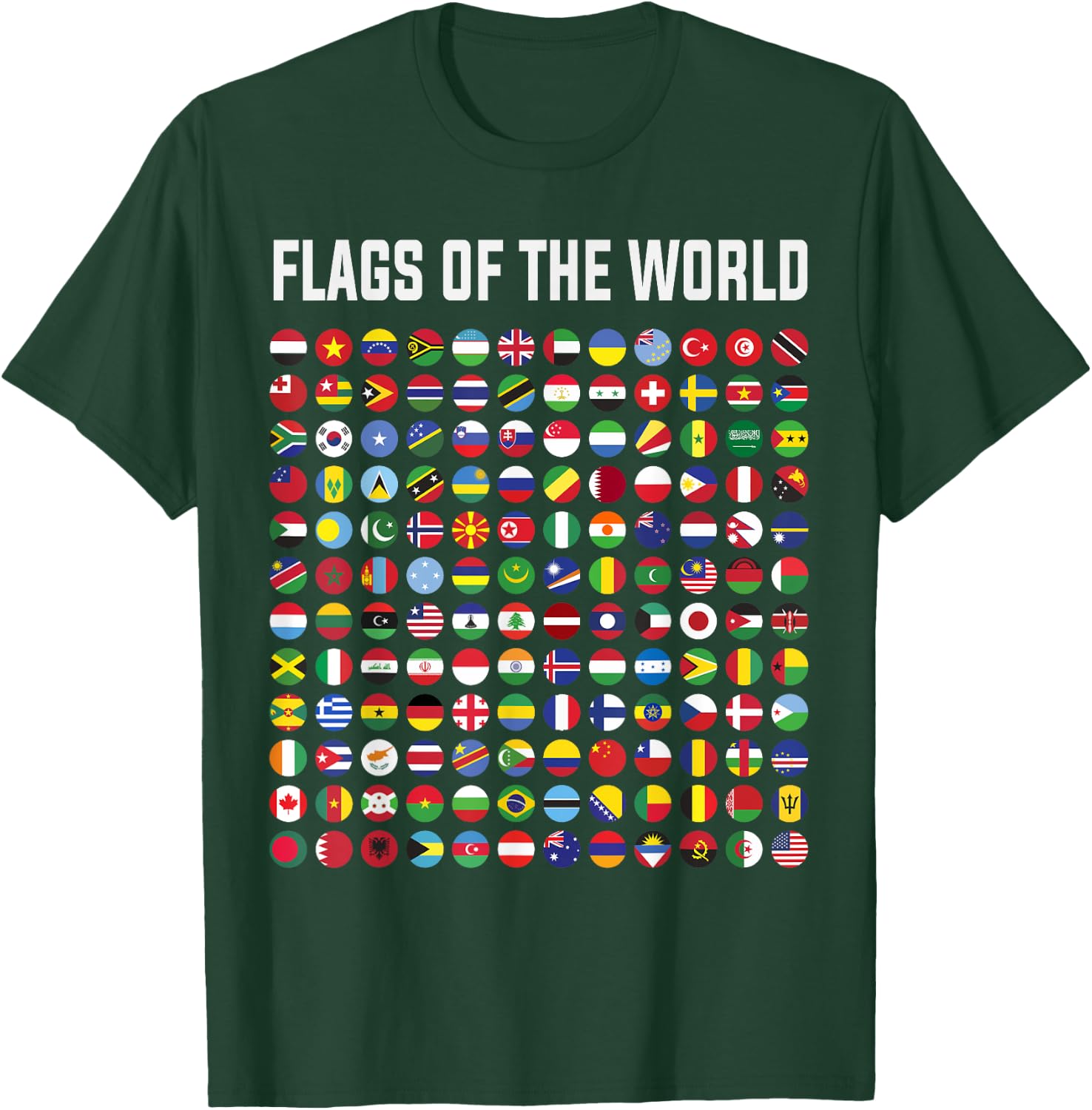 World Flag Outfit Ideas For Kids & International World Flags T-Shirt - T-Shirt | Forest