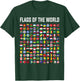 World Flag Outfit Ideas For Kids & International World Flags T-Shirt - T-Shirt | Forest