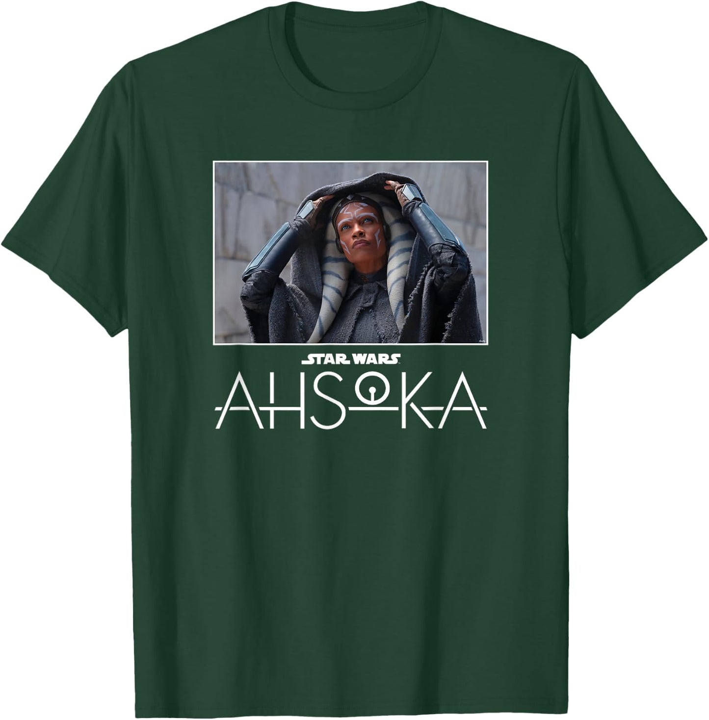 Star Wars Ahsoka Part One Iconic Image Removing Hood & Logo T-Shirt - T-Shirt | Forest