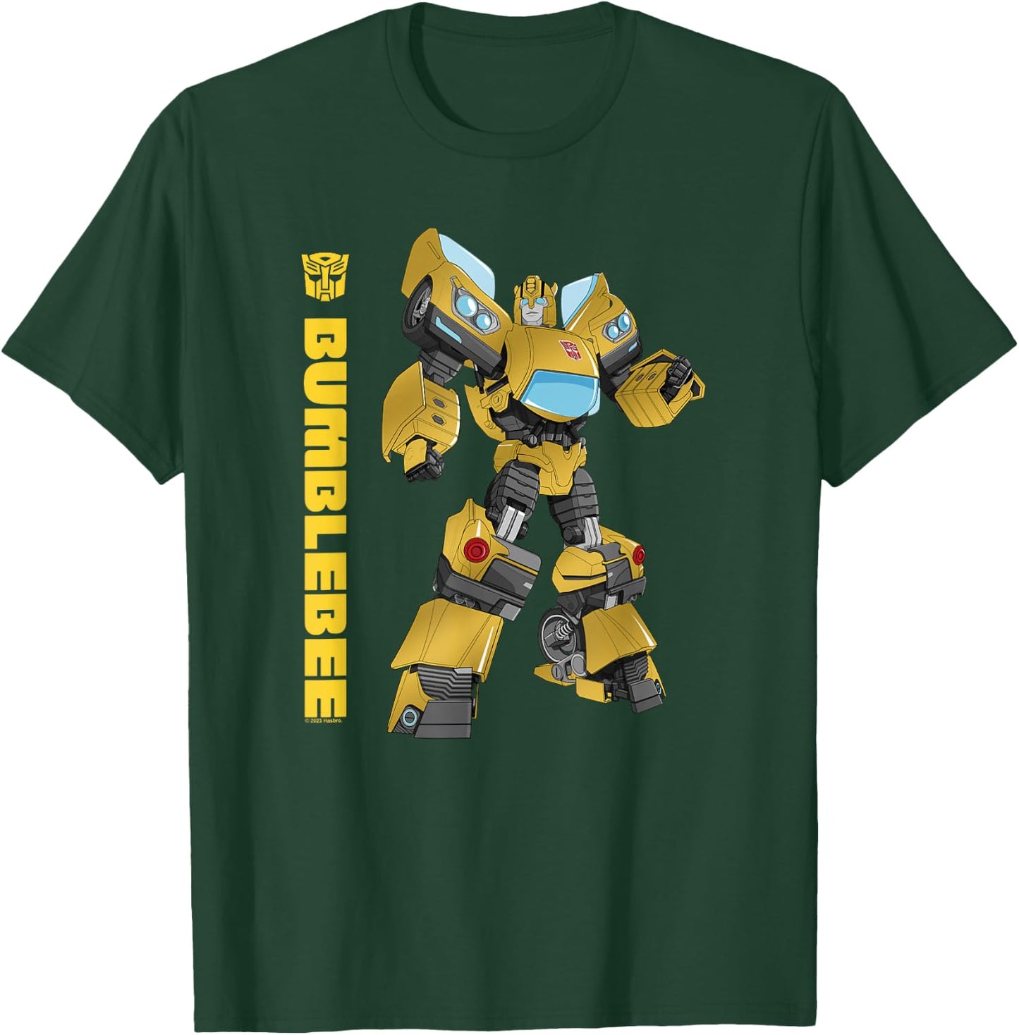 Transformers Bumblebee Autobots Epic Pose Portrait T-Shirt - T-Shirt | Forest